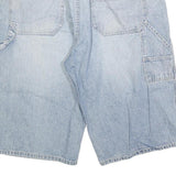BR DENIM Mens Shorts Blue Casual Denim L W36 Workwear Functional Pockets