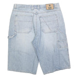 BR DENIM Mens Shorts Blue Casual Denim L W36 Workwear Functional Pockets
