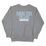 MV SPORT Mens Grey Florida State College Crew Neck L Sweatshirt Cotton Blend