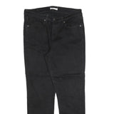 LEVI'S Womens Jeans Black Classic Straight Denim Raw W32 L30 Comfortable Stylish