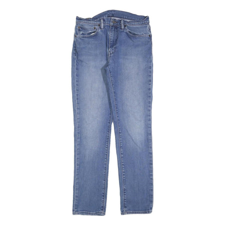LEVI'S 511 Slim Mens Jeans Blue Denim Light W34 L32 Zip Cotton Blend Slim Fit