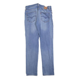 LEVI'S 511 Slim Mens Jeans Blue Denim Light W34 L32 Zip Cotton Blend Slim Fit