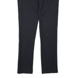MARELLA Womens Cotton Blend Navy Slim Straight Trousers W32 L32 Smart Workwear
