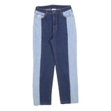 KARL KANI Womens Jeans Blue & Light Blue Regular Straight Denim Medium W26 L26