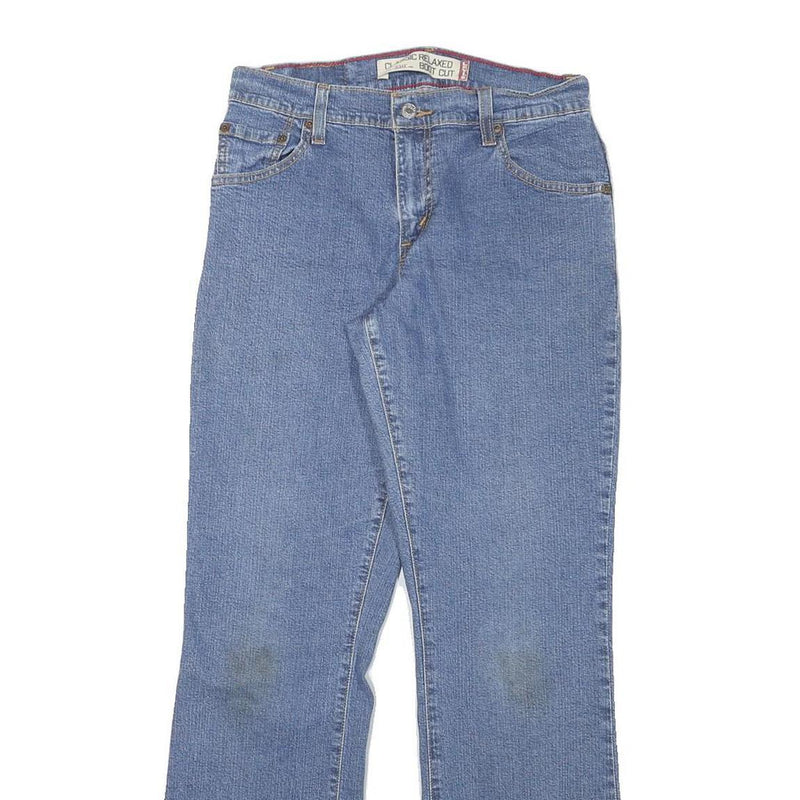 LEVI'S Womens Jeans Blue Relaxed Bootcut Denim Medium W28 L31 Classic Style