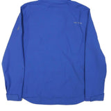 NAUTICA Mens Blue Jacket S Polyester Blend Plain Zip Hooded Lightweight Casual