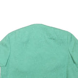 Womens Blue Polyester Blend Short Sleeve Crop Jacket XXS Jacquard Pattern