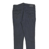 LEVI'S 711 Womens Jeans Black Slim Skinny Denim Medium W29 L30 Zip Closure