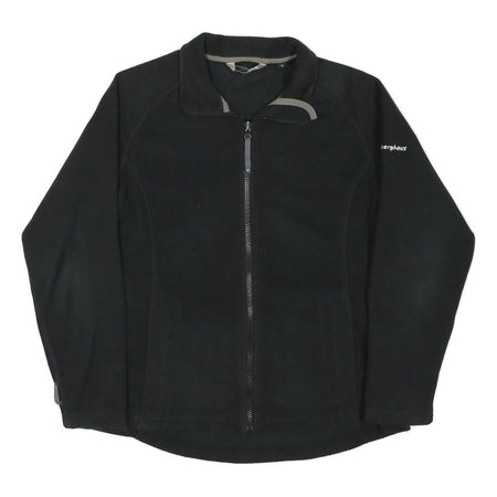 BERGHAUS Womens Black Outdoor Jacket M Polyester Blend Zip Lightweight