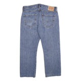 LEVI'S 501 Mens Jeans Blue Classic Straight Denim Medium W36 L26 Button