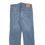 LEVI'S 505 Mens Jeans Blue Regular Straight Denim Medium W36 L32 Classic Fit Zip