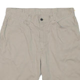 LEVI'S Mens Shorts Beige Casual Plain XL W36 Cotton Blend Comfortable Style