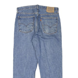 LEVI'S Mens Jeans Blue Regular Straight Denim Medium W34 L27 Classic Cotton