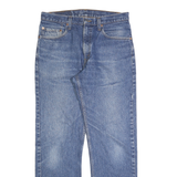 LEVI'S 505 Mens Jeans Blue Regular Straight Denim Medium W33 L31 Zip Cotton