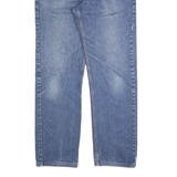 LEVI'S 505 Mens Jeans Blue Regular Straight Denim Medium W33 L31 Zip Cotton