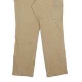 CARHARTT Womens Cotton Blend Beige Regular Fit Straight Leg Trousers W30 L27