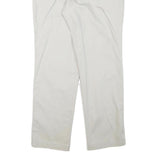 DOCKERS Mens Cotton Blend Beige Regular Fit Straight Leg Trousers W30 L28 Zip