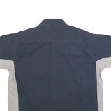 DICKIES Womens Blue & Grey Workwear Cotton Blend Shirt XL Casual Utility