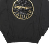 COLORADO Womens Black Jaguar Logo Crew Neck M Sweatshirt Cotton Blend Casual