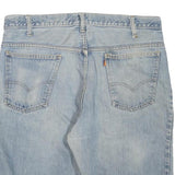 LEVI'S Mens Denim Blue Casual Shorts XL W38 Cotton Blend Relaxed Fit