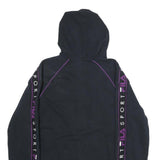 FILA Womens Black & Purple Zip Hoodie XL Sport Logo Tracksuit Sweatshirt
