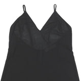 ALICE MCCALL Womens Black Sleeveless V-Neck Plain Cami Top L Slim Fit