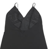 ALICE MCCALL Womens Black Sleeveless V-Neck Plain Cami Top L Slim Fit