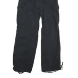 CARHARTT Mens Cotton Blend Black Regular Straight Trousers W28 L31 Utility