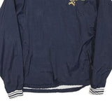 CHAMPION Mens Navy Blue Athletic Jacket L Polyester Blend Varsity Style
