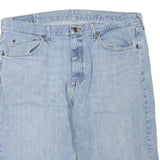 WRANGLER Mens Shorts Blue Denim Casual L W36 Comfortable Cotton Blend