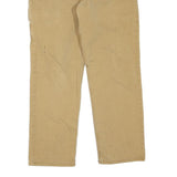 CARHARTT Mens Jeans Beige Regular Straight Denim W34 L27 Casual Workwear
