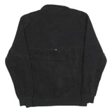 PUMA Mens Black Plain Pullover Polyester Jumper M Sportswear Lightweight