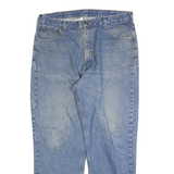 CARHARTT Mens Relaxed Blue Denim Jeans W40 L32 Workwear Casual Cotton Blend