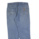 CARHARTT Mens Relaxed Blue Denim Jeans W40 L32 Workwear Casual Cotton Blend