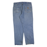 CARHARTT Mens Relaxed Blue Denim Jeans W40 L32 Workwear Casual Cotton Blend