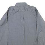 TOMMY HILFIGER Mens Blue Button-Down Shirt XL Classic Fit Cotton Long Sleeve