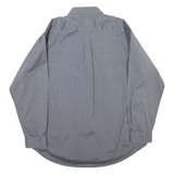 TOMMY HILFIGER Mens Blue Button-Down Shirt XL Classic Fit Cotton Long Sleeve