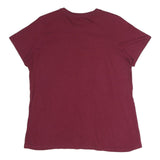 NIKE Womens Maroon Modesto Nuts Baseball Graphic T-Shirt 2XL Short Sleeve Crew