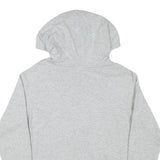 CHAMPION Womens Grey Pullover Hoodie S Cotton Blend Logo Sweatshirt