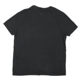 TOMMY HILFIGER Mens Black Hilfiger Graphic T-Shirt M Short Sleeve Crew Neck