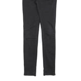 LEVI'S Womens Black Slim Skinny Denim Jeans Cotton Blend W26 L32 Zip
