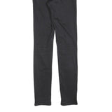 LEVI'S Womens Black Slim Skinny Denim Jeans Cotton Blend W26 L32 Zip