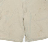 CARHARTT Mens Shorts Beige M W34 Casual Cotton Blend Workwear