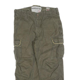 SURPLUS TEX Mens Cotton Blend Relaxed Cargo Trousers W34 L28 Utility Pocket Zip
