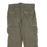 SURPLUS TEX Mens Cotton Blend Relaxed Cargo Trousers W34 L28 Utility Pocket Zip