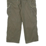 SURPLUS TEX Mens Cotton Blend Relaxed Cargo Trousers W34 L28 Utility Pocket Zip