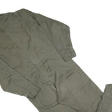 Mens Green Cotton Blend Dungarees Regular Fit Zip Closure M W42 L26 Utility