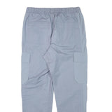 COS Mens Relaxed Blue Cargo Trousers W30 L28 Cotton Blend Casual Everyday