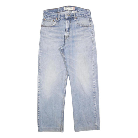 LEVI'S 505 Mens Jeans Blue Regular Straight Denim Light W30 L27 Classic Fit