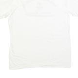 HANES Mens White Gramma Dot's Sanibel Island Graphic T-Shirt M Short Sleeve Crew